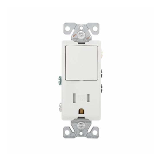 Interrupteur combiné décoratif, commercial, 15A, 120-270V
