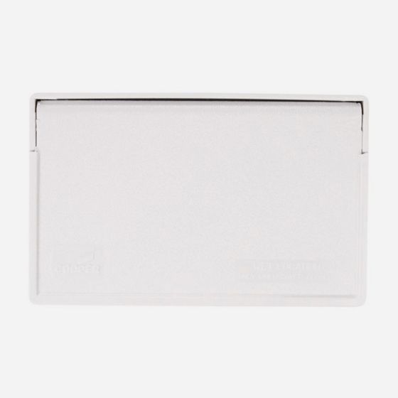 Waterproof GFCI socket cover - Horizontal - White