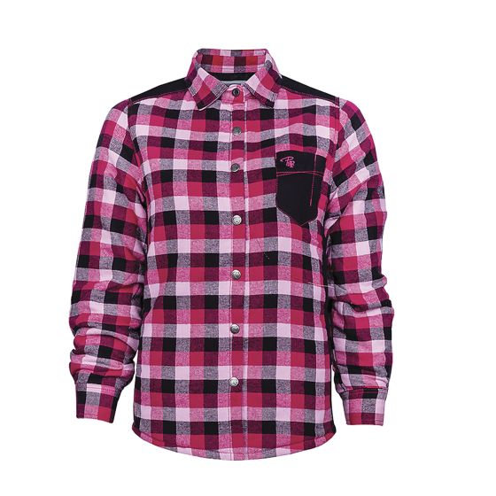 Chemise à carreaux rembourrée