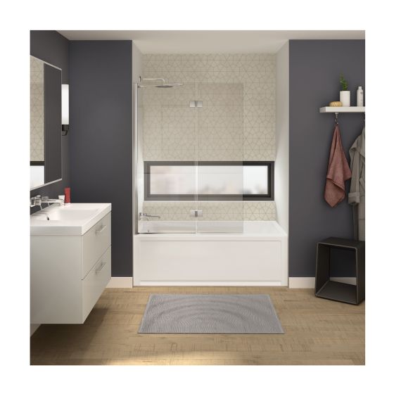 Duo Tub Shield - Axial - 42" x 58" - Tempered Glass