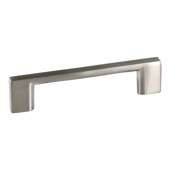 Poignée contemporaine en métal Armadale, nickel brossé, 10/pqt, 96 mm