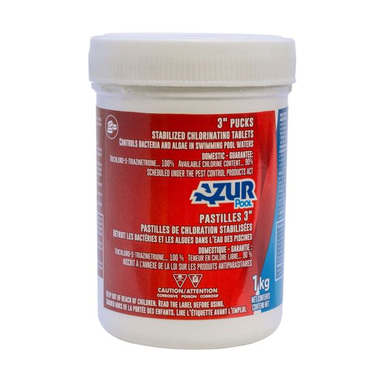 Pastilles de chloration stabilisées Azur