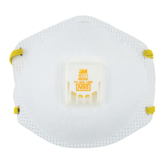 Respirateur jetable pour ponçage et isolation de la fibre de verre, 5/pqt