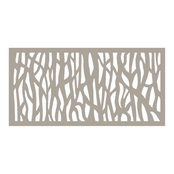 Sprig decorative panel