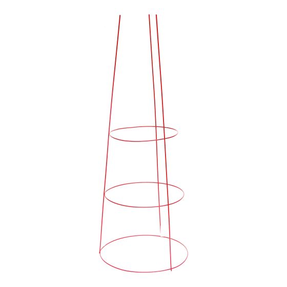 Support à tomates, 42" x 14", rouge