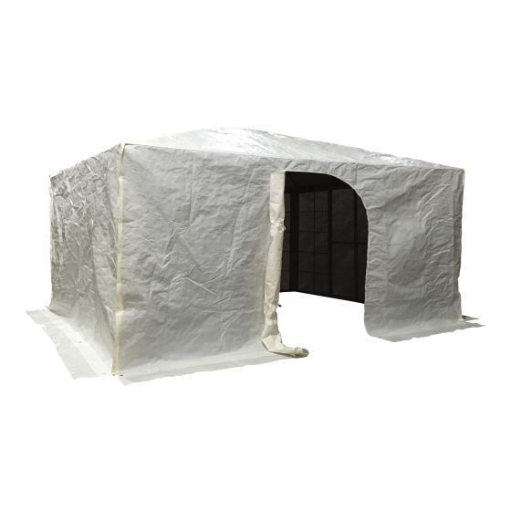 Abri d'hiver pour gazebo, polyéthylène, 11' x 11'