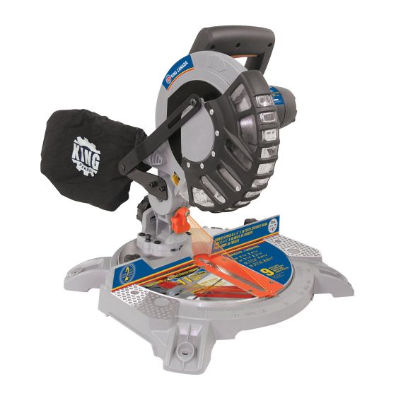 Scie à onglets à angles composés avec guide laser, King Canada, 8 1/4", 11 A