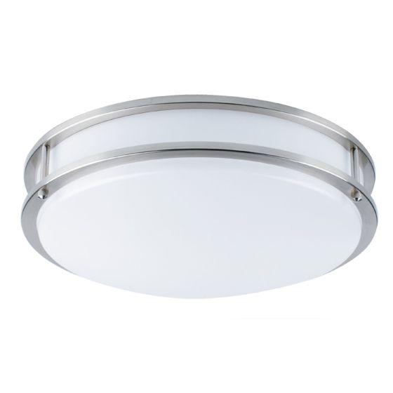Plafonnier DEL Milano, 12", 15 W, 3000 K, chrome