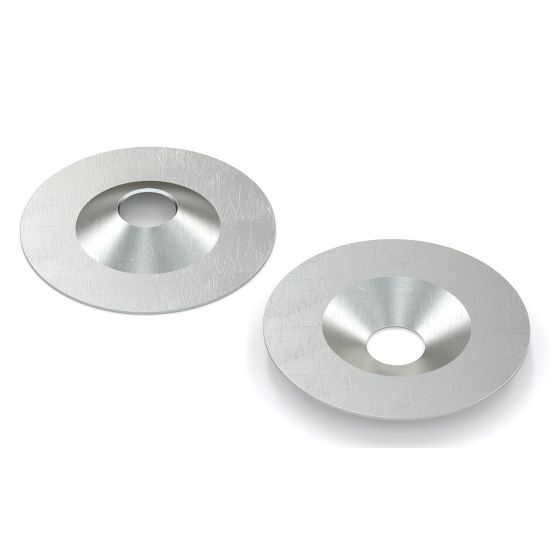 Rondelle de polystyrène, zinc, 1 3/8", 500/pqt