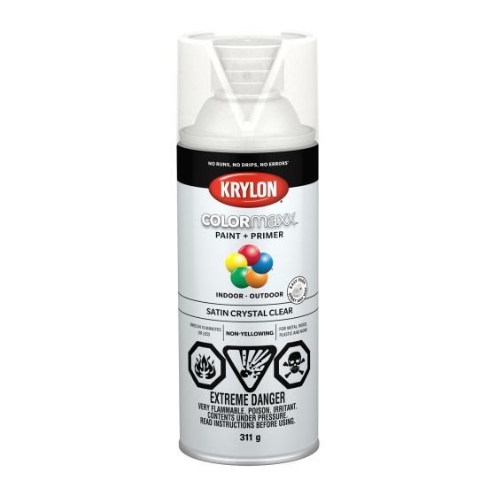 Peinture et apprêt Colormaxx, 340 g, crystal transparent, satiné