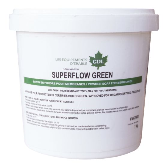 Superflow Green organic soap