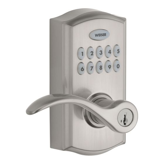 Electronic lever deadbolt, Commercial SmartCode 10