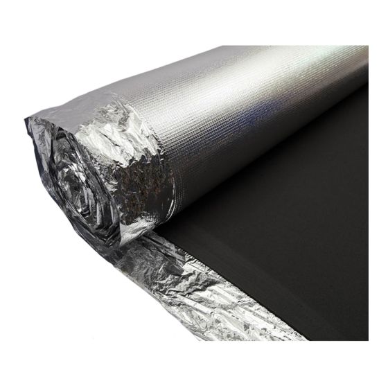 Floor Membrane - EVA - 3 mm - 200 sq. ft. - Aluminum - Black