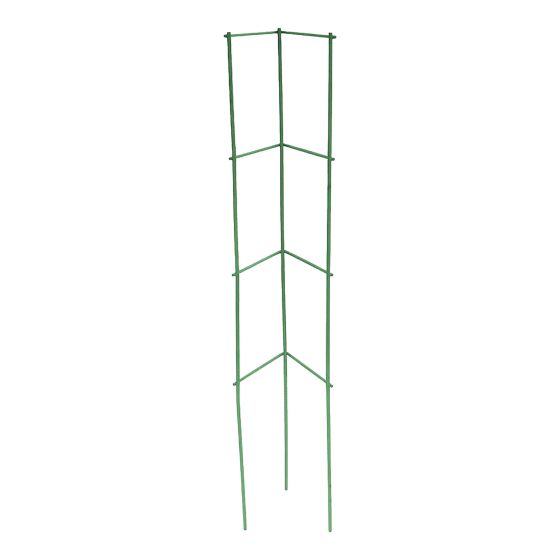 Cage échelle en métal pour tomates et plants, 57", vert