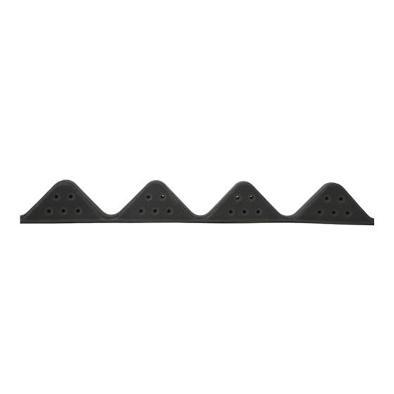 Bandes de fermeture ventilées