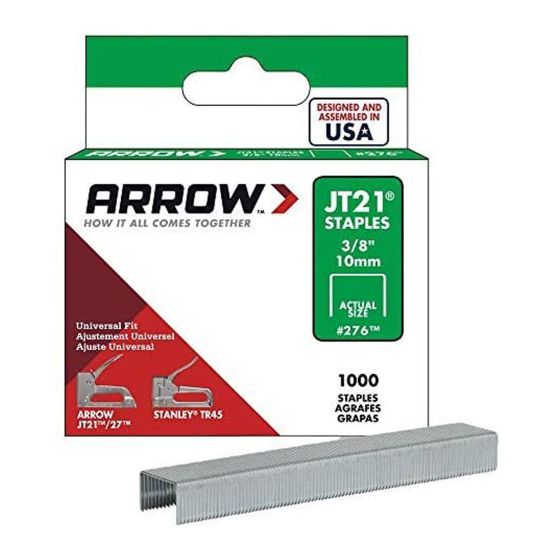 Agrafes JT21, 3/8", 1000/pqt