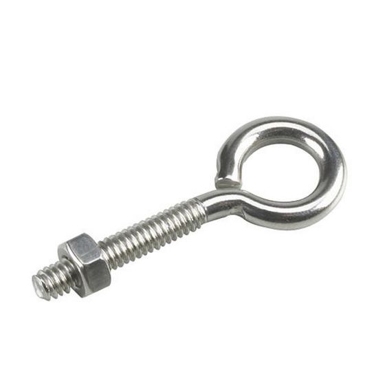 Vis à oeillet avec écrou, acier inoxydable, 1/4" x 2 1/2"