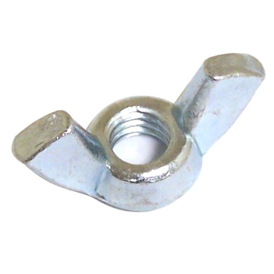 Écrou papillon, zinc, 1/4", 100/pqt