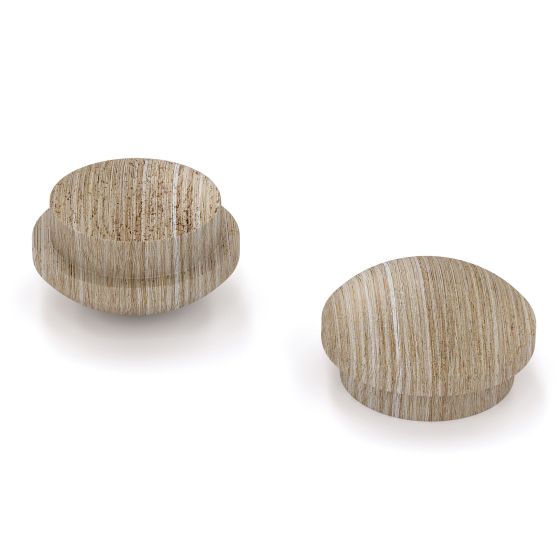 Wood Cover Cap - Oak - 3/8" - 25/Pkg