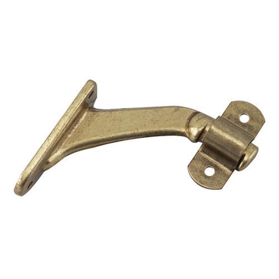 Support robuste pour main courante de 3 3/16" (80,96 mm), laiton antique