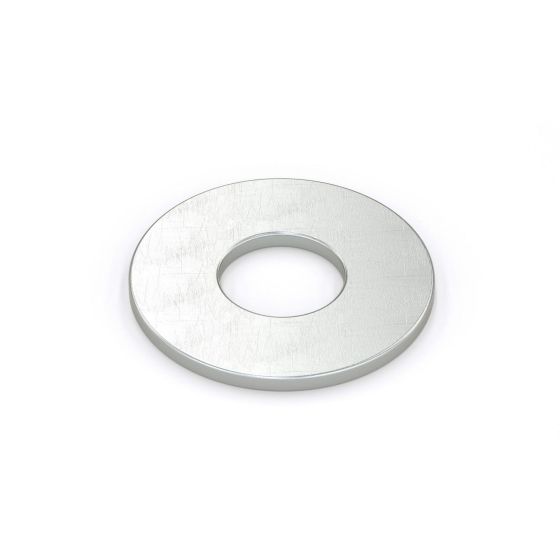 Rondelle plate (USS), zinc, 7/16", 75/pqt