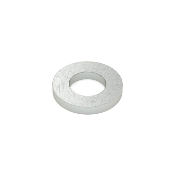 Rondelle plate (USS), zinc, m6, 6/pqt