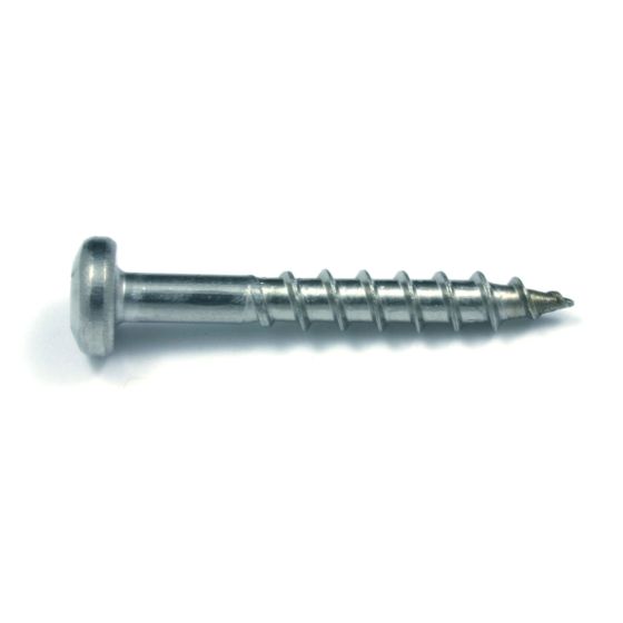 Treated Wood Screws - #6 x 1" - Stainless Steel - 100/Pkg