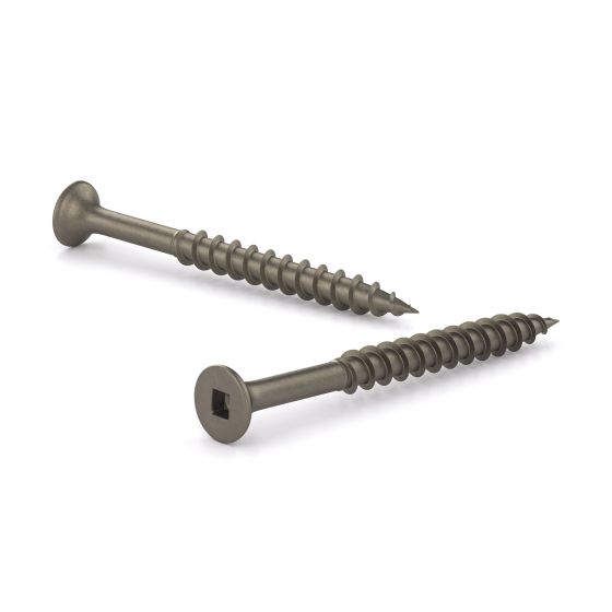 Plain Floor Screws - Bugle Head - Natural - #8 x 2" - 1 000/Pkg