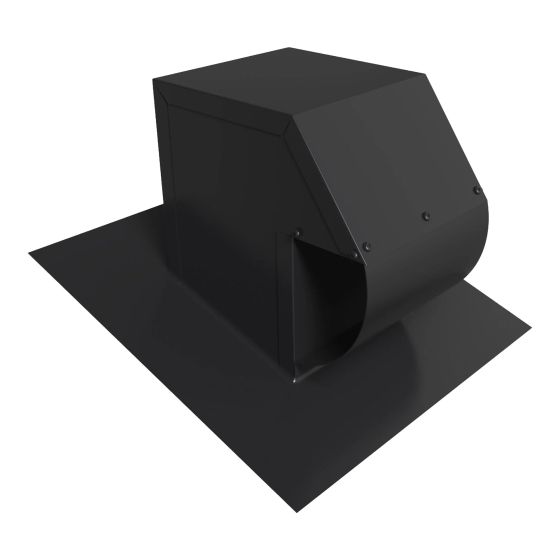 VMAX-CT Roof Exhaust Vent Cap - 6" - Black