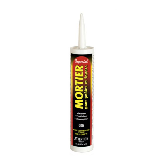 Stove & Fireplace Mortar - Grey - 10.3oz