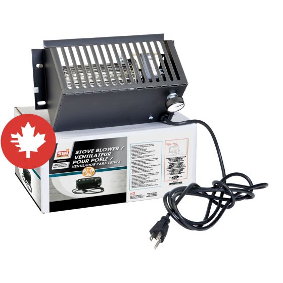 Silent stove fan
