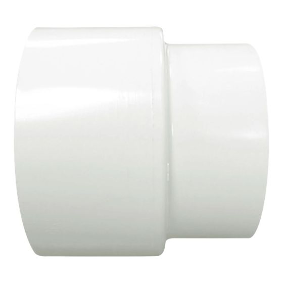 Adaptateur en PVC/BNQ, 4", femelle, blanc