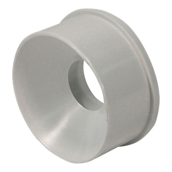 Raccord réducteur PVC-BDS E/BÂT à E/ABS, 4" x 2", mâle x femelle, blanc