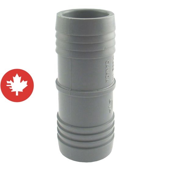 Raccord de plastique, 1 1/4"