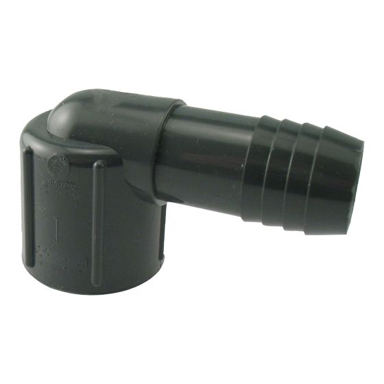Coude combiné femelle en plastique, 1" x 1"