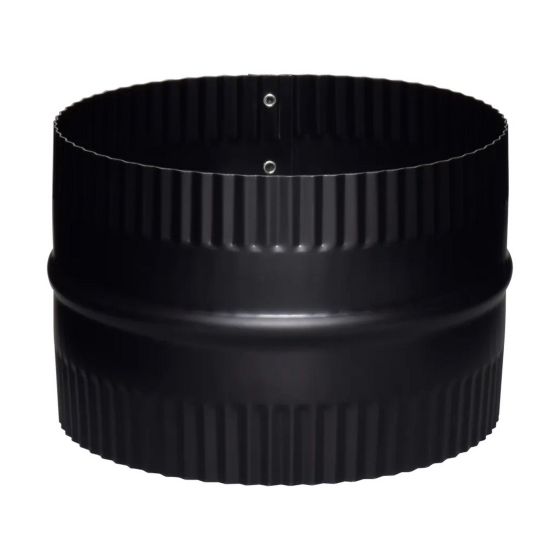 Raccord coulissant, Noir mat, Cal. 24, 6"