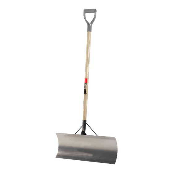 Snow Pusher - Wood Handle - 24" Aluminum Blade