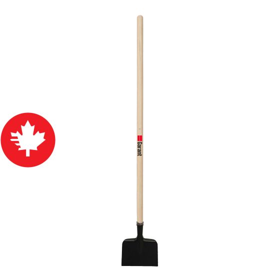 Coupe-glace, lame acier trempé 7", manche en bois
