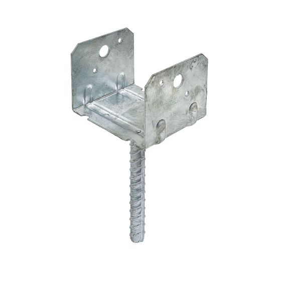 Rebar carport saddle - 4" x 4"
