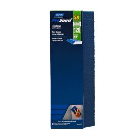 &Eacute;ponge de pon&ccedil;age Norton ProSand, Tr&egrave;s grande , 9" x 3 5/16" x 1", Gr. 120, 1/pqt