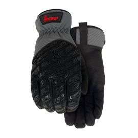 Gants de travail avec paume en microfibre et bouts des doigts renforc&eacute;s, Grand