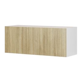 Caisson sup&eacute;rieur de frigo 2 portes, Beaut&eacute; Naturelle, bois, 36" x 14" x 12 1/2"