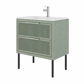 Meuble-lavabo Nova, 30" x 23,3" x 19", vert sauge