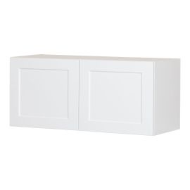Caisson sup&eacute;rieur de frigo 2 portes, Shaker, blanc, 33" x 14" x 12 1/2"