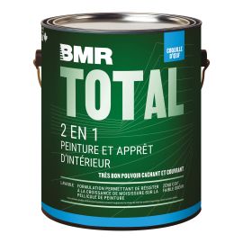 Peinture et appr&ecirc;t d&rsquo;int&eacute;rieur 2 en 1, coquille d'&oelig;uf, 3,78 L, base 1