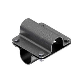 Solid Clamp for 49 mm Round Tubes - Right-Angle