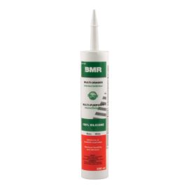 Scellant multi-usages 100 % silicone BMR, 300 ml, blanc