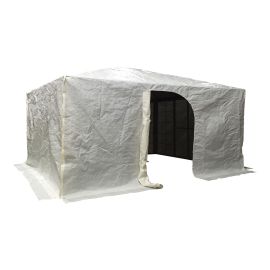 Abri d'hiver pour gazebo, poly&eacute;thyl&egrave;ne, 11' x 11'