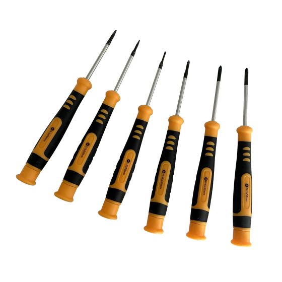 Jeu De 6 Tournevis De Précision Mota DMV – PH, Plat, 2mm, 3mm, 2,5mm, 1,5mm – Pour électronique