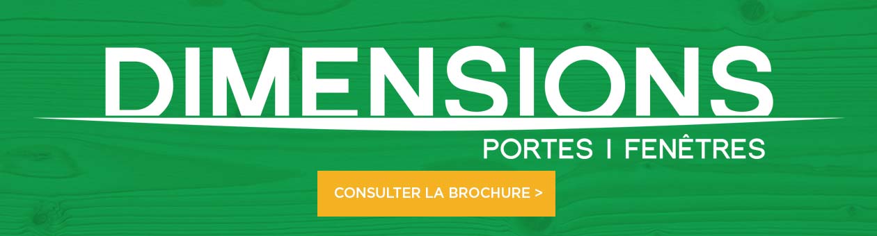 Consultez la brochure Dimensions portes et fenêtres - BMR